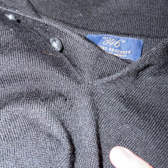 Brooks Brothers Men's Merino Wool Polo Sweater - M - Picture 5 of 5